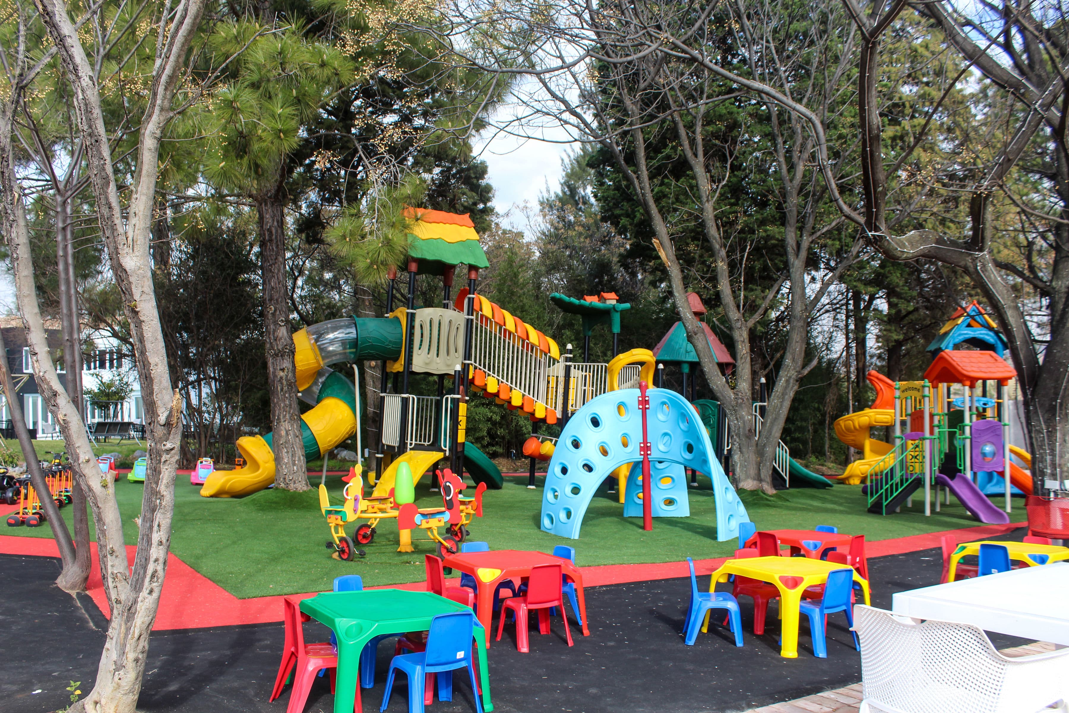 Electric cars and bikes zone at Lora Gardens KidZone