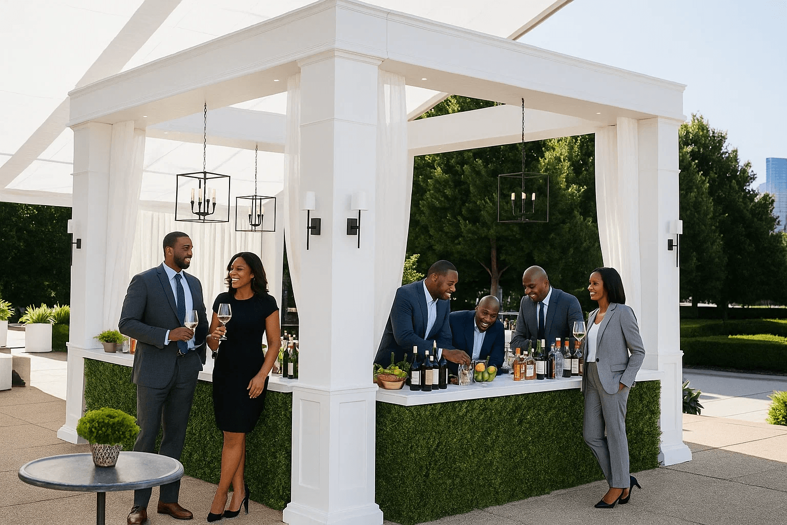 360 Bar panoramic view at Lora Gardens