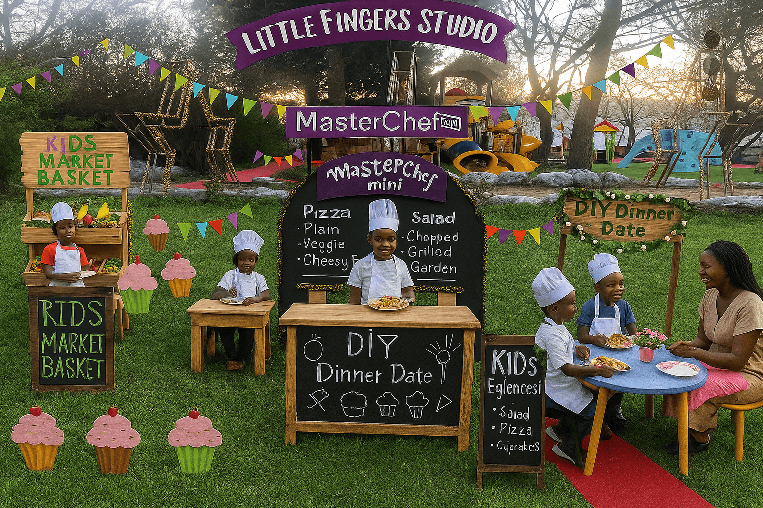 Little Fingers Studio cooking class at Lora Gardens