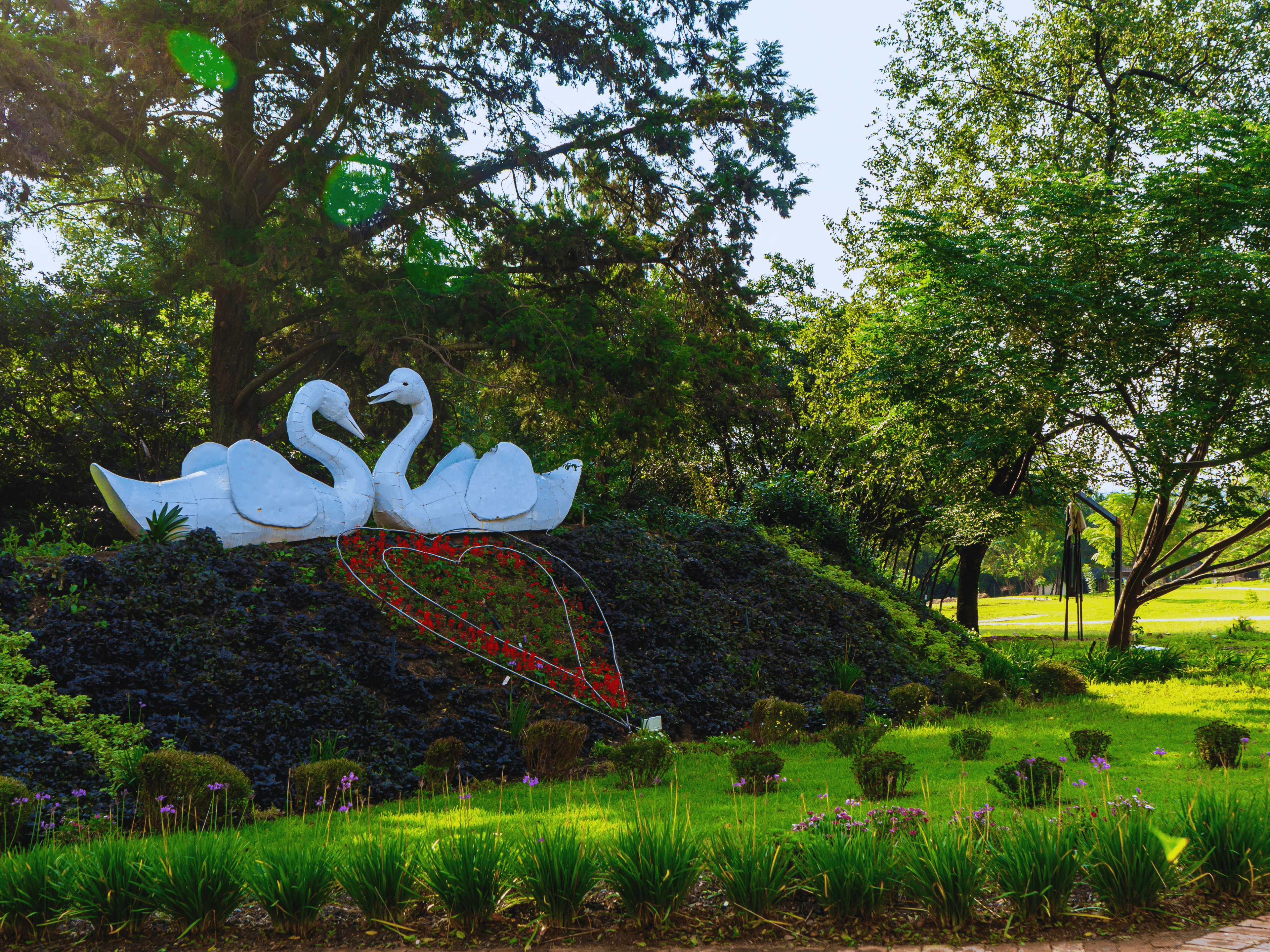 Lovers' Crescent romantic garden at Lora Gardens