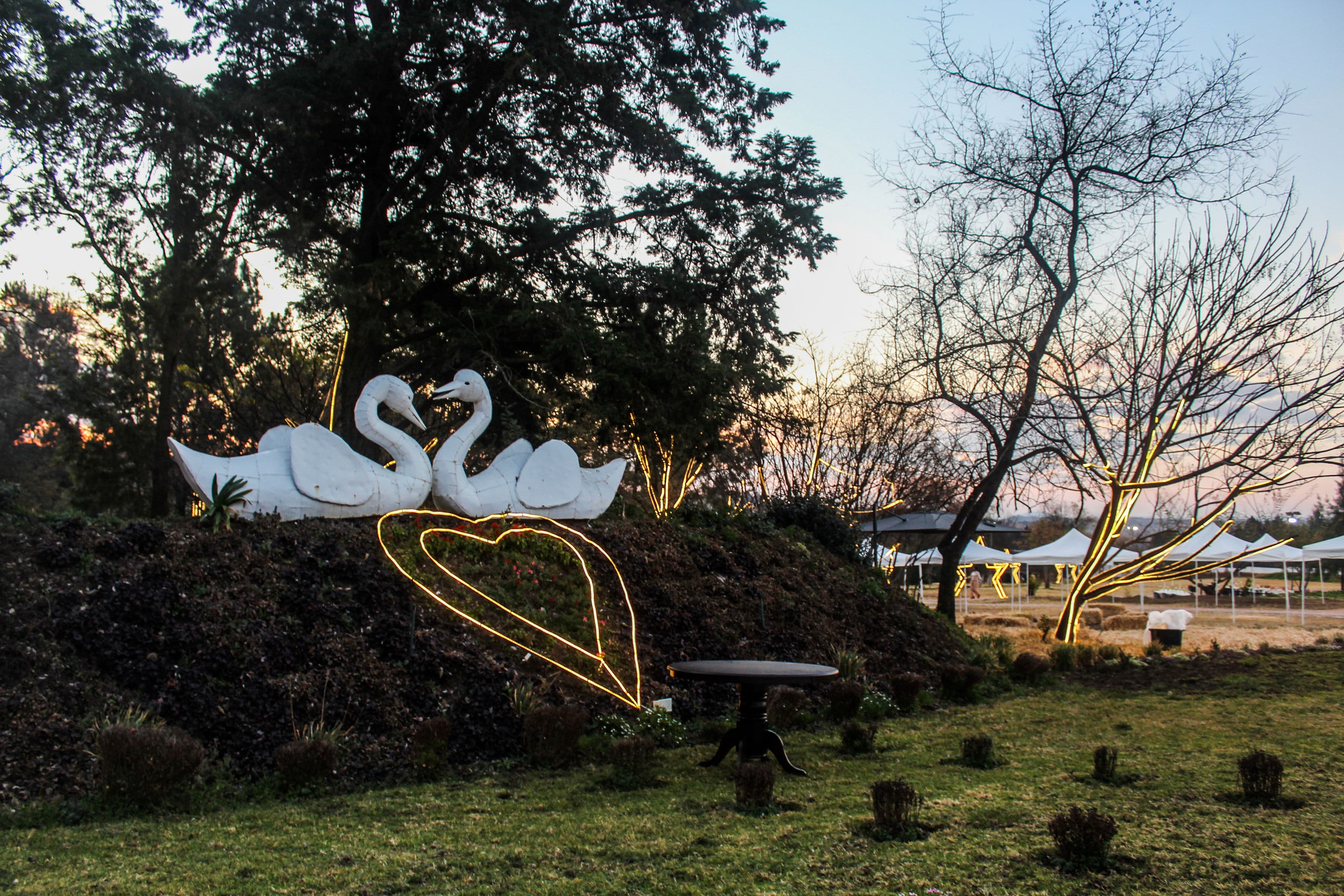 Lovers' Crescent romantic garden at Lora Gardens