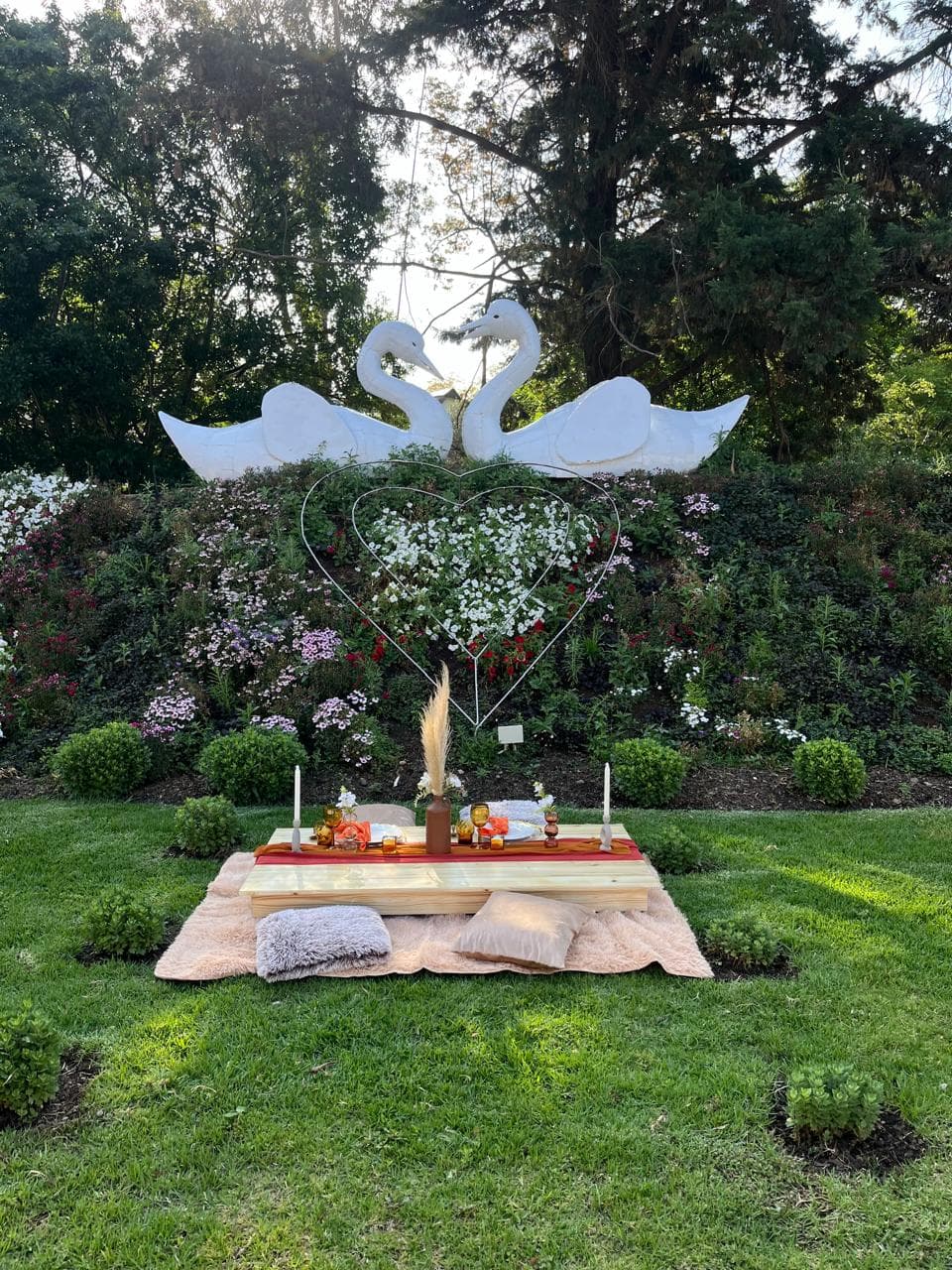 Lovers' Crescent romantic garden at Lora Gardens