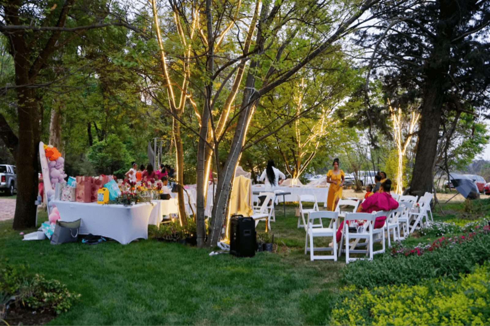 Whisper Garden peaceful space at Lora Gardens