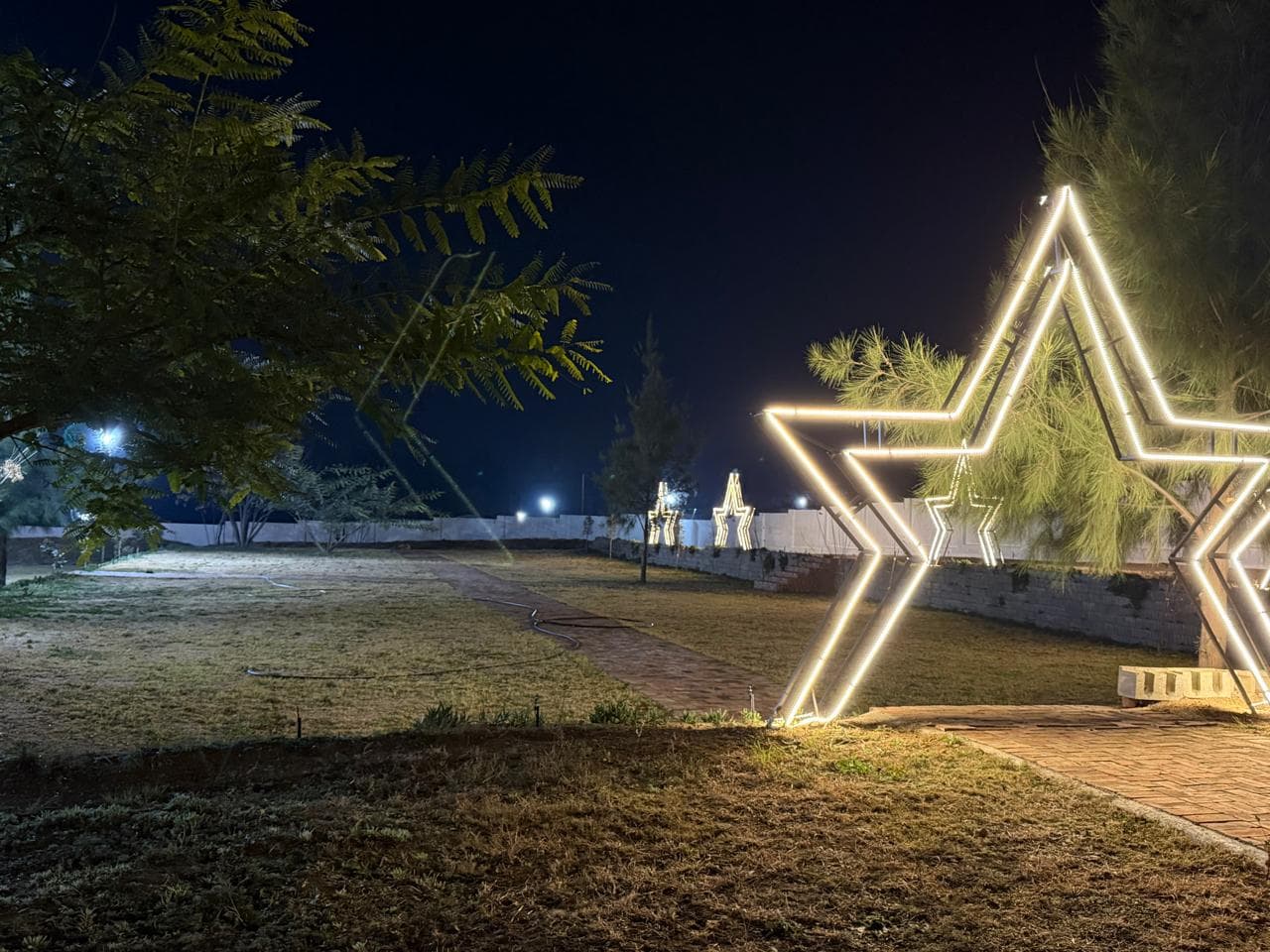 Stage Terrace performance area at Lora Gardens